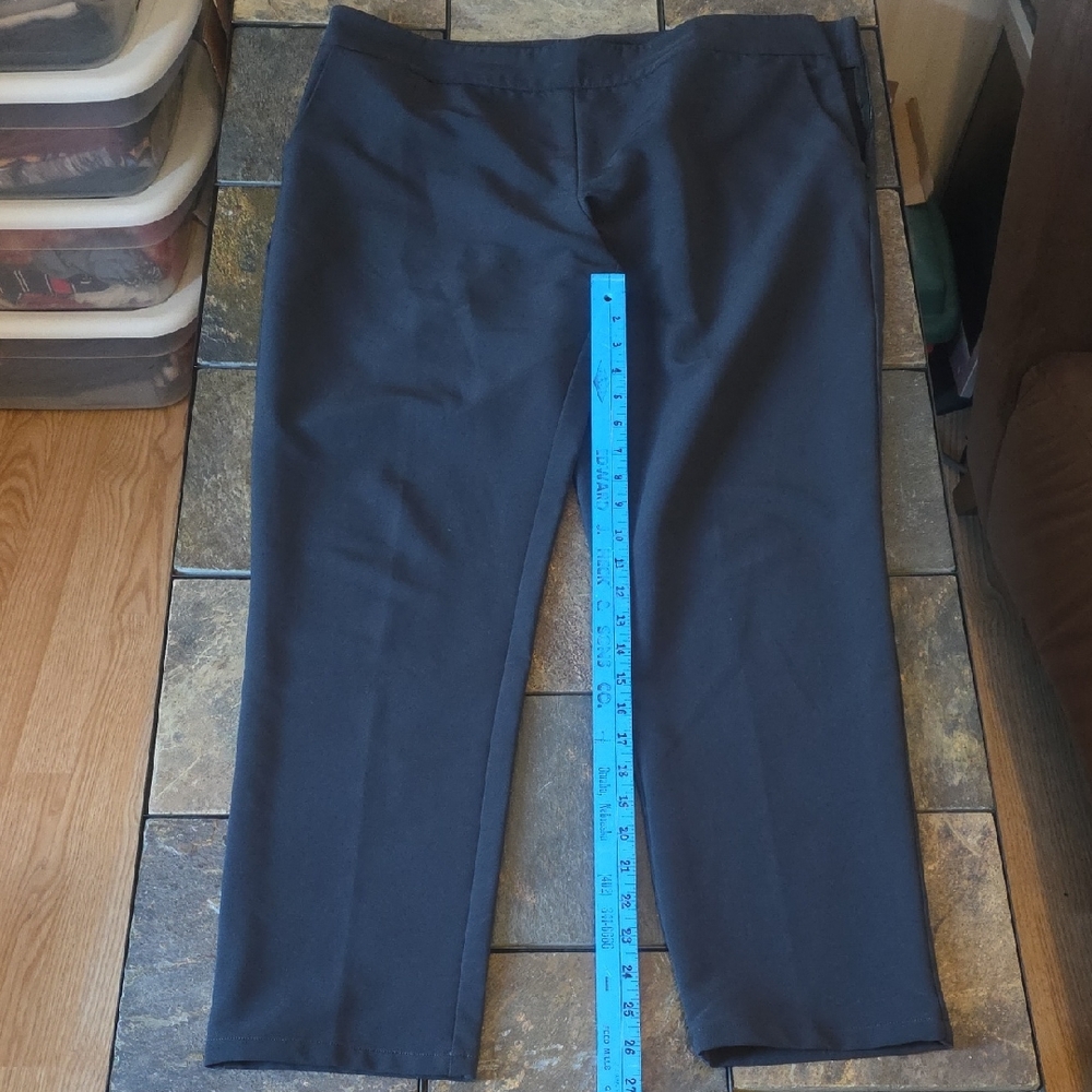 Betabrand Womens Charcoal Dress Pants